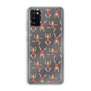 CaseCompany Gymboys: Samsung Galaxy A41 Transparant Hoesje