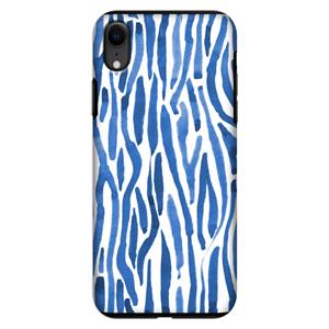 CaseCompany Blauwe nerven: iPhone XR Tough Case