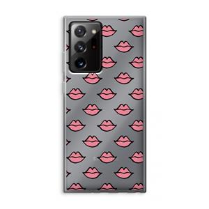 CaseCompany Lipjes: Samsung Galaxy Note 20 Ultra / Note 20 Ultra 5G Transparant Hoesje