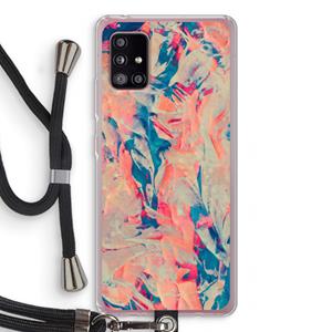 CaseCompany Alone: Samsung Galaxy A51 5G Transparant Hoesje met koord