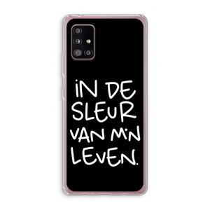 CaseCompany De Sleur: Samsung Galaxy A51 5G Transparant Hoesje