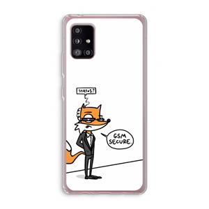 CaseCompany GSM secure: Samsung Galaxy A51 5G Transparant Hoesje