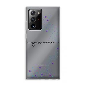 CaseCompany Sterren: Samsung Galaxy Note 20 Ultra / Note 20 Ultra 5G Transparant Hoesje