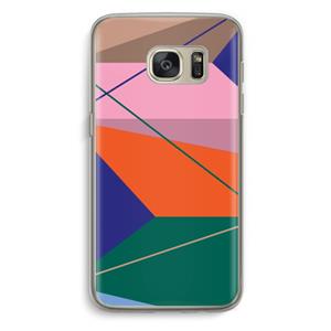 CaseCompany Gestalte 1: Samsung Galaxy S7 Transparant Hoesje