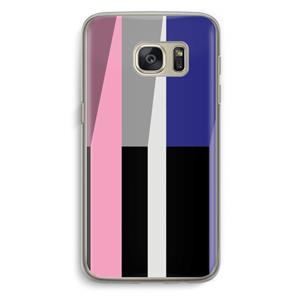 CaseCompany Gestalte 4: Samsung Galaxy S7 Transparant Hoesje
