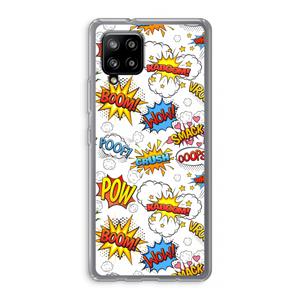 CaseCompany Pow Smack: Samsung Galaxy A42 5G Transparant Hoesje