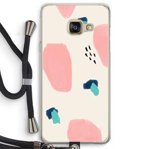 CaseCompany Monday Surprise: Samsung Galaxy A3 (2016) Transparant Hoesje met koord