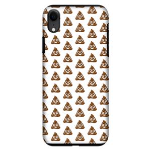 CaseCompany Poop emoji: iPhone XR Tough Case