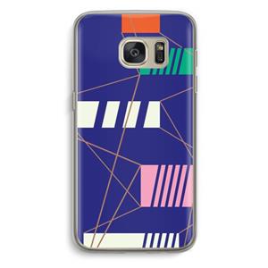 CaseCompany Gestalte 5: Samsung Galaxy S7 Transparant Hoesje