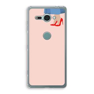 CaseCompany High heels: Sony Xperia XZ2 Compact Transparant Hoesje