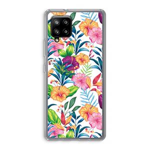 CaseCompany Tropisch 2: Samsung Galaxy A42 5G Transparant Hoesje