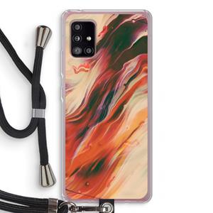 CaseCompany Forgotten Lands: Samsung Galaxy A51 5G Transparant Hoesje met koord