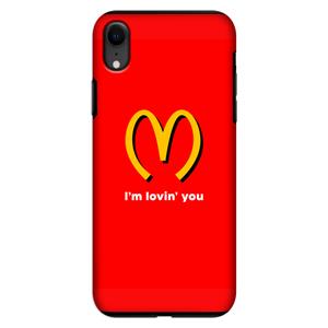 CaseCompany I'm lovin' you: iPhone XR Tough Case