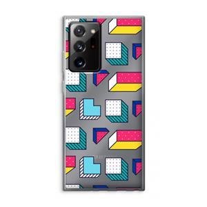 CaseCompany 8-bit N°7: Samsung Galaxy Note 20 Ultra / Note 20 Ultra 5G Transparant Hoesje