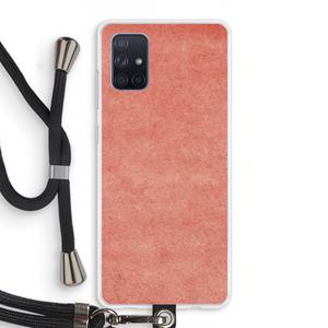 CaseCompany Marrakech Walls: Samsung Galaxy A71 Transparant Hoesje met koord