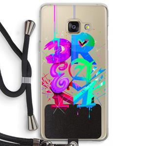CaseCompany Dream: Samsung Galaxy A3 (2016) Transparant Hoesje met koord