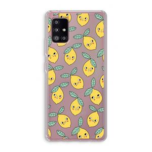 CaseCompany Citroenen: Samsung Galaxy A51 5G Transparant Hoesje