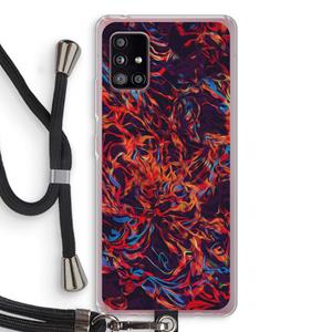 CaseCompany Lucifer: Samsung Galaxy A51 5G Transparant Hoesje met koord
