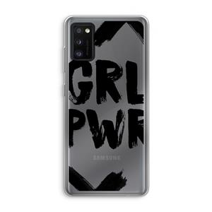 CaseCompany Girl Power #2: Samsung Galaxy A41 Transparant Hoesje