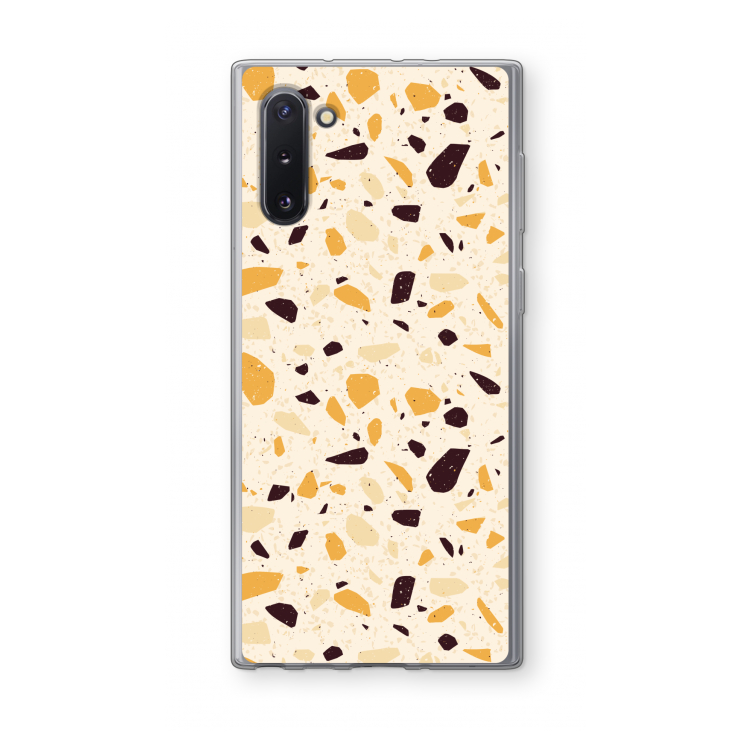 CaseCompany Terrazzo N°13: Samsung Galaxy Note 10 Transparant Hoesje