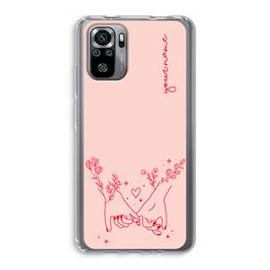 CaseCompany Best Friends: Xiaomi Redmi Note 10S Transparant Hoesje