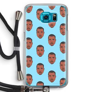 CaseCompany Kanye Call Me℃: Samsung Galaxy S6 Transparant Hoesje met koord
