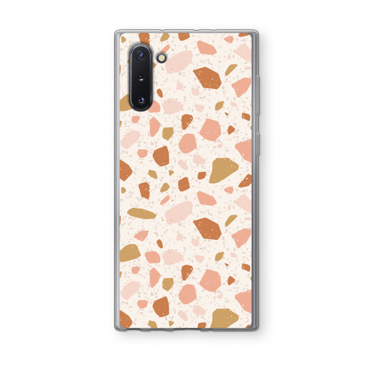 CaseCompany Terrazzo N°18: Samsung Galaxy Note 10 Transparant Hoesje