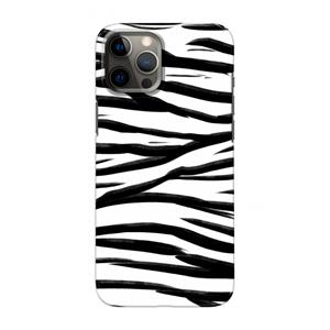 CaseCompany Zebra pattern: Volledig geprint iPhone 12 Pro Max Hoesje