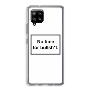 CaseCompany No time: Samsung Galaxy A42 5G Transparant Hoesje