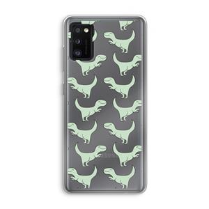 CaseCompany Dinos: Samsung Galaxy A41 Transparant Hoesje