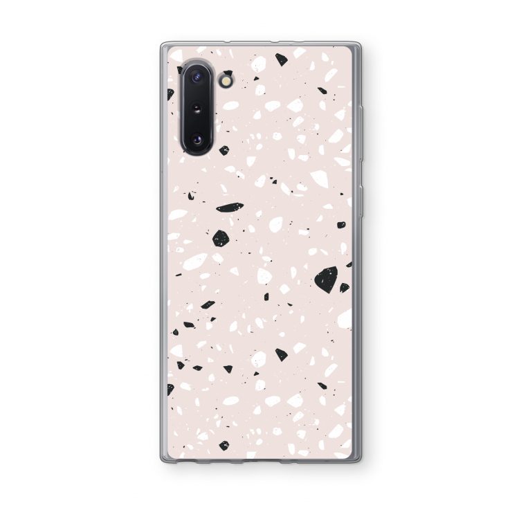 CaseCompany Terrazzo N°20: Samsung Galaxy Note 10 Transparant Hoesje