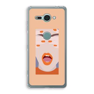 CaseCompany Surprise: Sony Xperia XZ2 Compact Transparant Hoesje