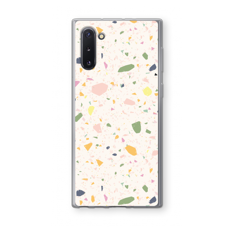 CaseCompany Terrazzo N°21: Samsung Galaxy Note 10 Transparant Hoesje