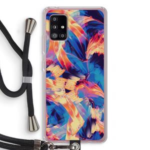 CaseCompany Tuesday Night: Samsung Galaxy A51 5G Transparant Hoesje met koord