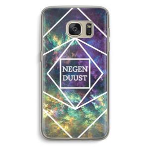 CaseCompany Negenduust ruimte: Samsung Galaxy S7 Transparant Hoesje