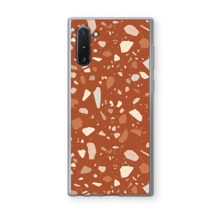 CaseCompany Terrazzo N°22: Samsung Galaxy Note 10 Transparant Hoesje