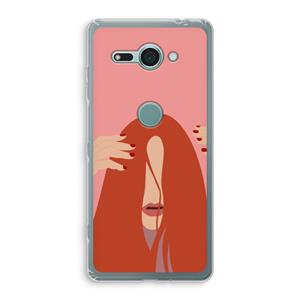 CaseCompany Woke up like this: Sony Xperia XZ2 Compact Transparant Hoesje