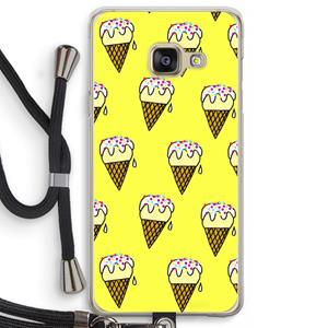 CaseCompany Isjes: Samsung Galaxy A3 (2016) Transparant Hoesje met koord
