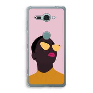 CaseCompany Yellow glasses: Sony Xperia XZ2 Compact Transparant Hoesje