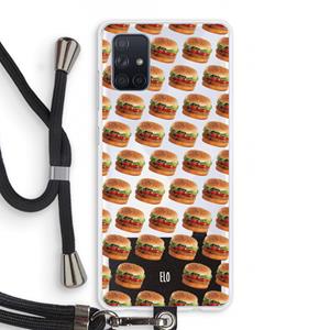 CaseCompany Giants: Samsung Galaxy A71 Transparant Hoesje met koord