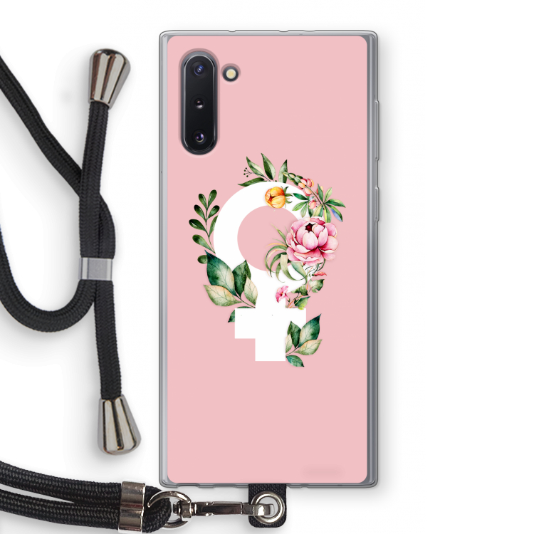 CaseCompany Venus: Samsung Galaxy Note 10 Transparant Hoesje met koord