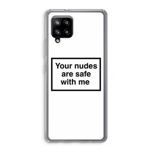 CaseCompany Safe with me: Samsung Galaxy A42 5G Transparant Hoesje
