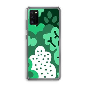 CaseCompany Bushes: Samsung Galaxy A41 Transparant Hoesje