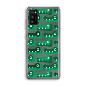 CaseCompany Crocs: Samsung Galaxy A41 Transparant Hoesje