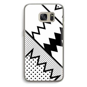 CaseCompany Pop Art #5: Samsung Galaxy S7 Transparant Hoesje