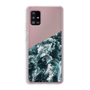 CaseCompany Zee golf: Samsung Galaxy A51 5G Transparant Hoesje