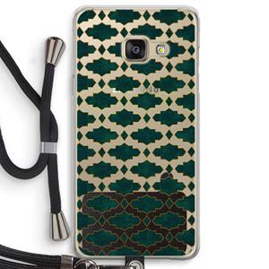 CaseCompany Moroccan tiles: Samsung Galaxy A3 (2016) Transparant Hoesje met koord