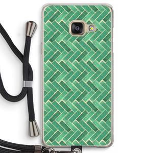 CaseCompany Moroccan tiles 2: Samsung Galaxy A3 (2016) Transparant Hoesje met koord