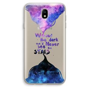 CaseCompany Stars quote: Samsung Galaxy J7 (2017) Transparant Hoesje