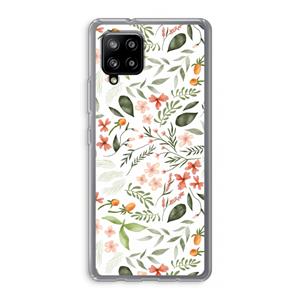 CaseCompany Sweet little flowers: Samsung Galaxy A42 5G Transparant Hoesje